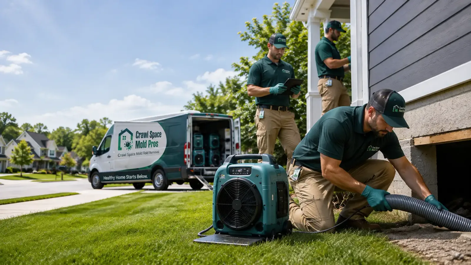Crawl Space Mold Removal in Deal, NJ